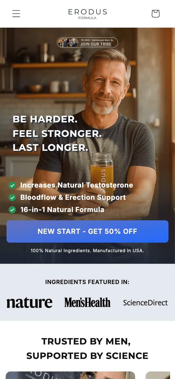 Erodus Formula For Men Erodus Formula For Men